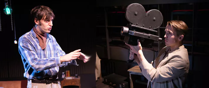 Acting class rehearsal